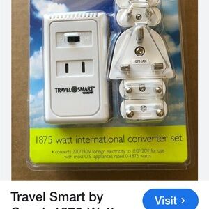 Conair Travel Smart International Converter Set NWT